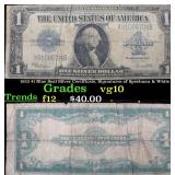 1923 $1 Blue Seal Silver Certificate, Signatures o