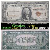 1935A $1 Silver Certificate Hawaii WWII Emergency