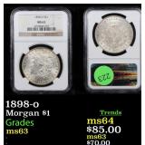 1898-o Morgan $1 Graded ms63