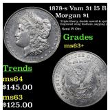 1878-s Vam 31 I5 R4 Morgan $1 Grades Select+ Unc