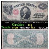 1917 $1 Large Size Legal Tender, Signatures of Bur