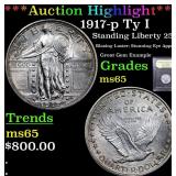 *Highlight* 1917-p Ty I Standing Liberty 25c Grade