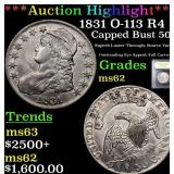 *Highlight* 1831 O-113 R4 Capped Bust 50c Graded S