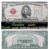Series of 1928D $5 Red Seal United States Note Key
