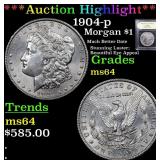 *Highlight* 1904-p Morgan $1 Graded Choice Unc