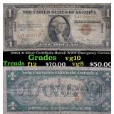 1935A $1 Silver Certificate Hawaii WWII Emergency