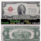 1928G $2 Red Seal United States Note Grades vf++