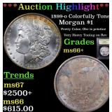 *Highlight* 1899-o Colorfully Toned Morgan $1 Grad