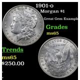 1901-o Morgan $1 Grades GEM Unc