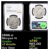 1896-o Morgan $1 Graded vf details