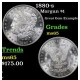 1880-s Morgan $1 Grades GEM Unc