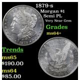 1879-s Morgan $1 Grades Choice+ Unc
