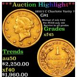 *Highlight* 1852/1 C Charlotte Varity 7-H G$1 Grad