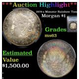 *Highlight* 1878-s Monster Rainbow Toned Morgan $1