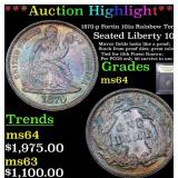 *Highlight* 1870-p Fortin 101a Rainbow Toned Seate