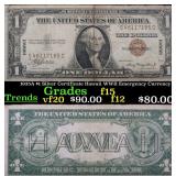 1935A $1 Silver Certificate Hawaii WWII Emergency