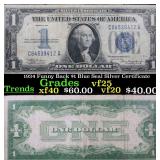 1934 Funny Back $1 Blue Seal Silver Certificate Gr