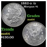 1882-o /o Morgan $1 Grades Choice Unc