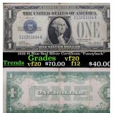 1928 $1 Blue Seal Silver Certificate "Funnyback" G