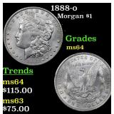 1888-o Morgan $1 Grades Choice Unc