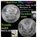 *Highlight* 1878-cc Vam 2a R5 Morgan $1 Graded Cho