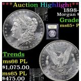 *Highlight* 1898-o MOrgan $1 Graded GEM+ PL