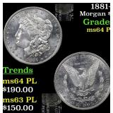 1881-s Morgan $1 Grades Choice Unc PL
