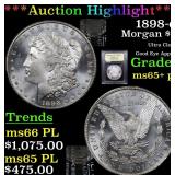 *Highlight* 1898-o Morgan $1 Graded GEM+ PL