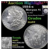 *Highlight* 1884-s Morgan $1 Graded Select Unc