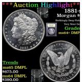 *Highlight* 1881-s Morgan $1 Graded Choice Unc+ DM