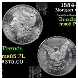 1884-o Morgan $1 Grades GEM Unc PL