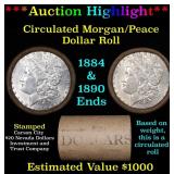 ***Auction Highlight*** Full Morgan/Peace silver d