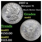 1897-s Morgan $1 Grades Select Unc