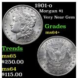 1901-o Morgan $1 Grades Choice+ Unc