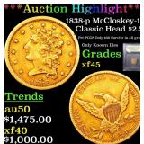 *Highlight* 1838-p McCloskey-1 Classic Head $2.5 G