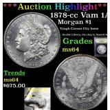 *Highlight* 1878-cc Vam 1A Morgan $1 Graded Choice