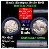 Buffalo Nickel Shotgun Roll in Old Bank Style 