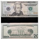 ***Star Note 2013 $20 Green Seal Federal Reserve N