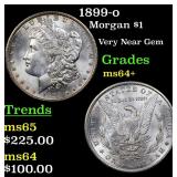 1899-o Morgan $1 Grades Choice+ Unc