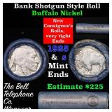 Buffalo Nickel Shotgun Roll in Old Bank Style 