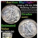 *Highlight* 1946-p FS-101 DDO Walking Liberty 50c