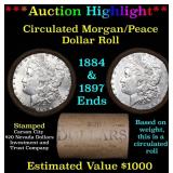 ***Auction Highlight*** Full Morgan/Peace silver d