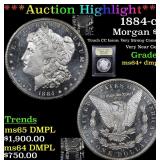 *Highlight* 1884-cc Morgan $1 Graded Choice Unc+ D