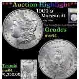 *Highlight* 1901-s Morgan $1 Graded Choice Unc