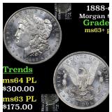 1888-o Morgan $1 Grades Select Unc+ PL