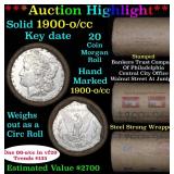 ***Auction Highlight*** Full solid Key date 1900-o