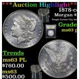 *Highlight* 1878-cc Morgan $1 Graded Select Unc PL