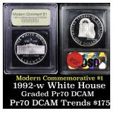 Proof 1992-W White House Modern Commem Dollar $1 G
