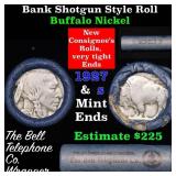 Buffalo Nickel Shotgun Roll in Old Bank Style 