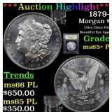 *Highlight* 1879-s Morgan $1 Graded GEM+ PL